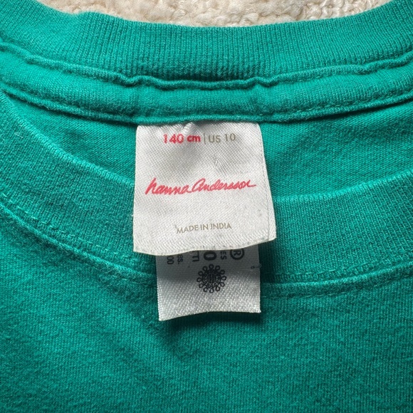 Hanna Andersson Boys Dinosaur T-Rex Graphic T-shirt Green Size 10 - Picture 3 of 4